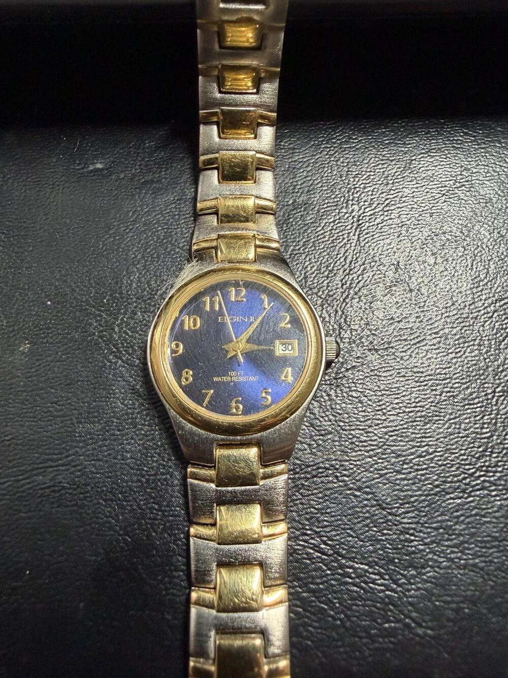 Elgin II Silver/Gold Ladies Watch